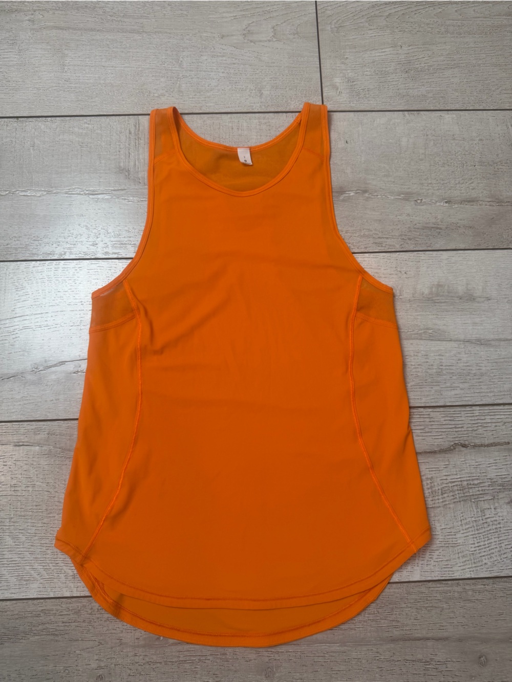 Lululemon Swiftly Tech Racerback Tank Top Neon Orange Size 2